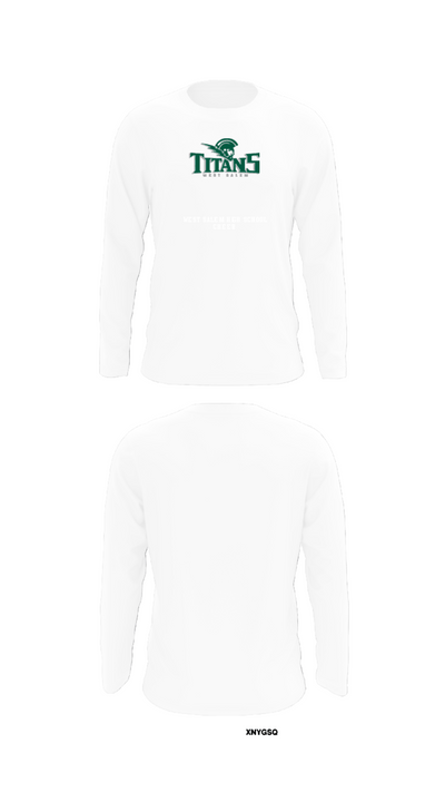 West Salem High School Cheer 17406902 Long Sleeve Performance Shirt - 8