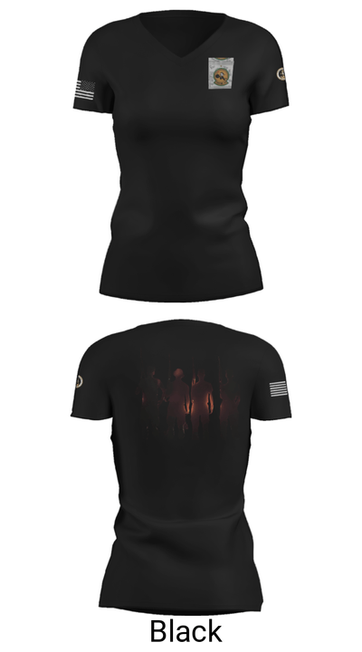 Twin cities squadron 18452981 Women's Short Sleeve V-neck Shirt - 27