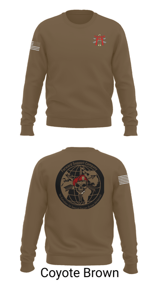 Crew Neck Sweatshirt, FSC 1-1SFG, Army, Teamtime, Team time, sublimation, custom sports apparel, team uniforms, spirit wear, spiritwear, sports uniforms, custom shirts, team store, custom team store, fundraiser sports, apparel fundraiser