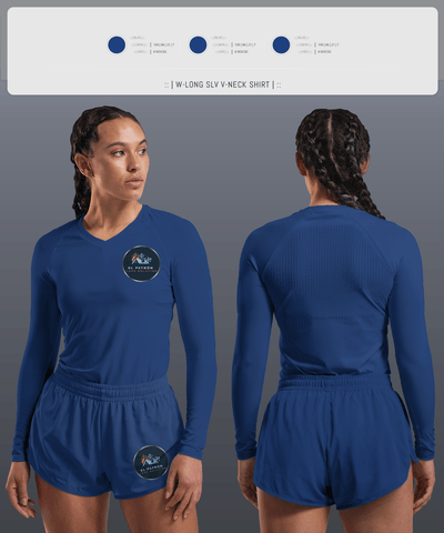 El Patrón A/C 72662324 Women's Long Sleeve V-neck Shirt - 1