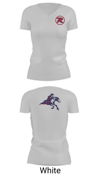 Richland High School Dance 22190873 Women's Short Sleeve V-neck Shirt - 19