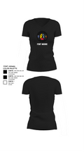 Fort moore 23614259 Women's Short Sleeve V-neck Shirt - 24