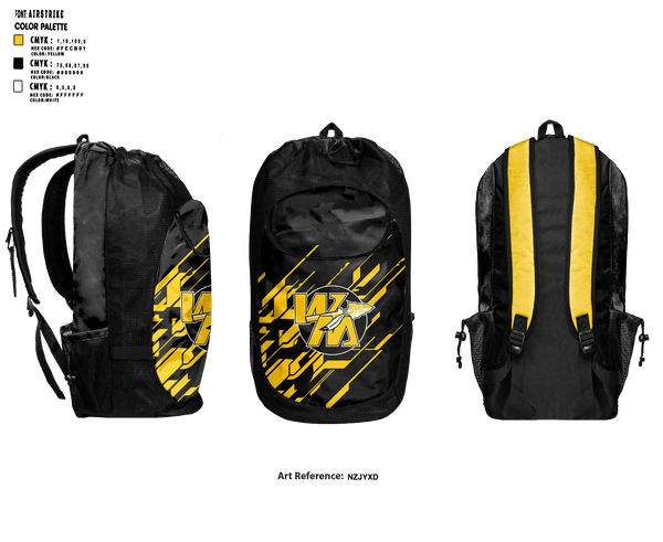 Gear Bag, Watkins Memorial High School Golf, Golf, Teamtime, Team time, sublimation, custom sports apparel, team uniforms, spirit wear, spiritwear, sports uniforms, custom shirts, team store, custom team store, fundraiser sports, apparel fundraiser