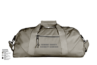 Duffle Bag, Fremont County Security Services, Police, Teamtime, Team time, sublimation, custom sports apparel, team uniforms, spirit wear, spiritwear, sports uniforms, custom shirts, team store, custom team store, fundraiser sports, apparel fundraiser