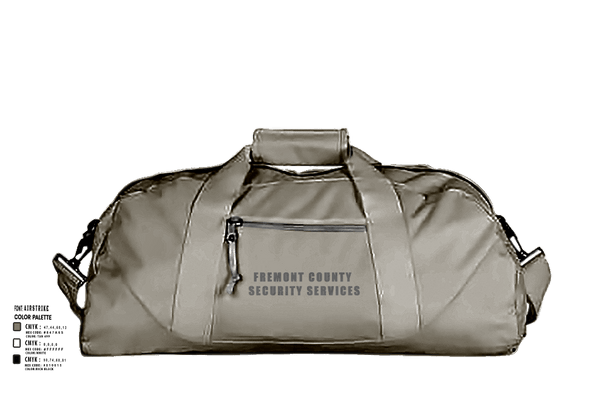 Duffle Bag, Fremont County Security Services, Police, Teamtime, Team time, sublimation, custom sports apparel, team uniforms, spirit wear, spiritwear, sports uniforms, custom shirts, team store, custom team store, fundraiser sports, apparel fundraiser