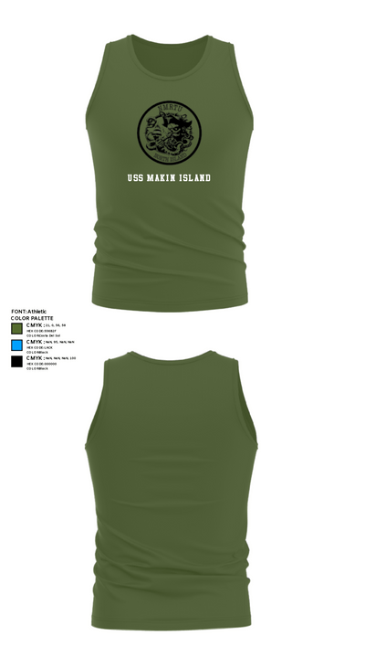USS MAKIN ISLAND 57574160 Tank Top - 56