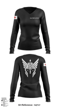 Evac PLT, RSS, 2CR 13991169 Women's Long Sleeve V-neck Shirt - 119