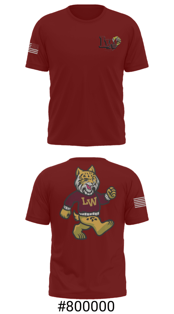 Short Sleeve Performance Shirt, Lowpoint-Washburn Junior High School Softball, Softball, Teamtime, Team time, sublimation, custom sports apparel, team uniforms, spirit wear, spiritwear, sports uniforms, custom shirts, team store, custom team store, fundraiser sports, apparel fundraiser