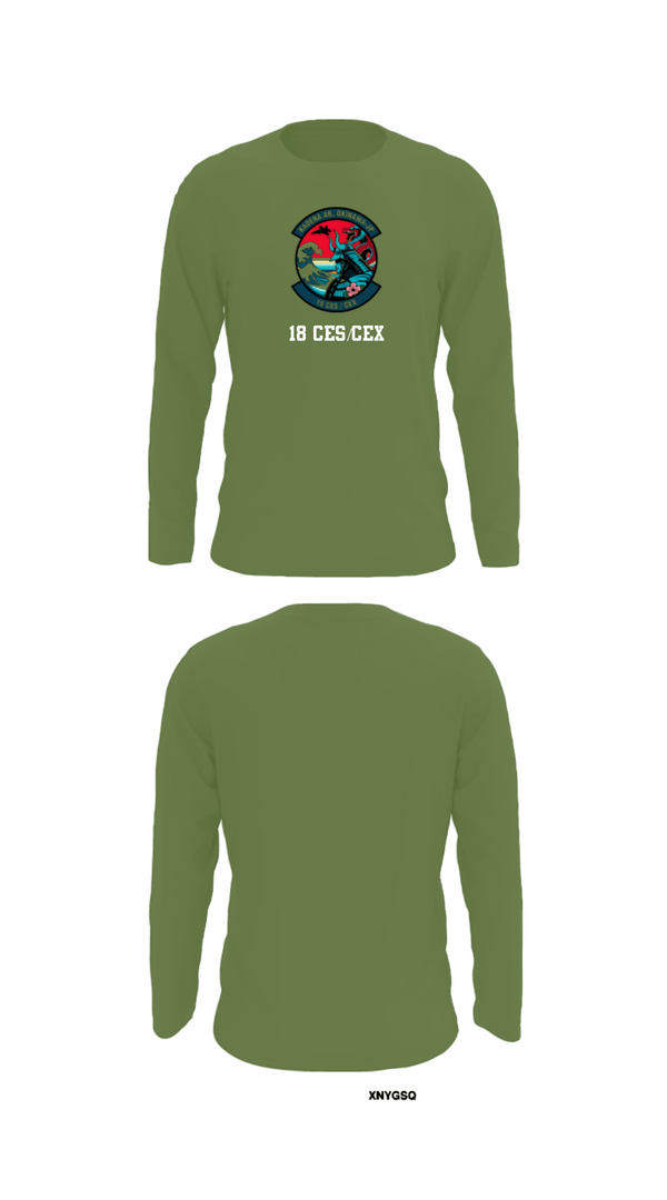 Long Sleeve Performance Shirt, 18 CES/CEX, , Teamtime, Team time, sublimation, custom sports apparel, team uniforms, spirit wear, spiritwear, sports uniforms, custom shirts, team store, custom team store, fundraiser sports, apparel fundraiser