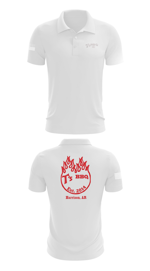 Short Sleeve Performance Polo, T’s BBQ, , Teamtime, Team time, sublimation, custom sports apparel, team uniforms, spirit wear, spiritwear, sports uniforms, custom shirts, team store, custom team store, fundraiser sports, apparel fundraiser