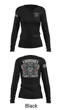 Baker 3-509th 3rd Plt 1st squad 60073036 Women's Long Sleeve V-neck Shirt - 37