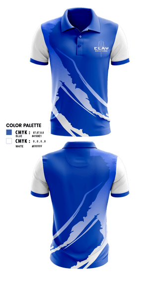 Short Sleeve Performance Polo, Clay High School Wrestling, Wrestling, Teamtime, Team time, sublimation, custom sports apparel, team uniforms, spirit wear, spiritwear, sports uniforms, custom shirts, team store, custom team store, fundraiser sports, apparel fundraiser