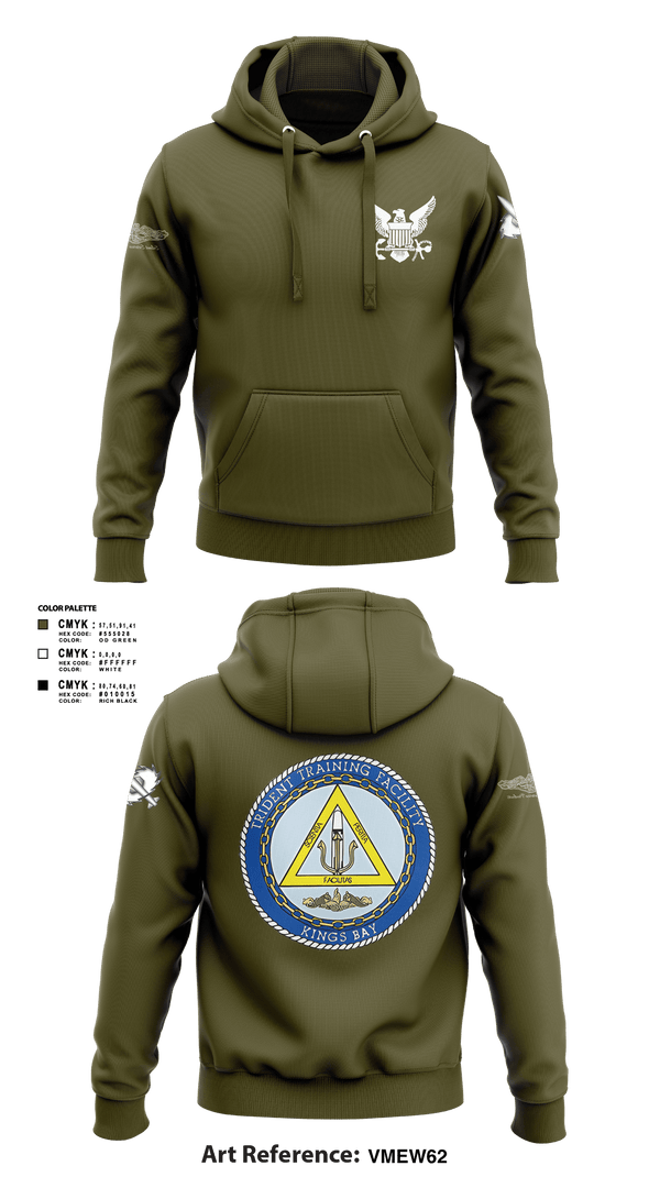 Hoodie, TRIDENT TRAINING FACILITY, Navy, Teamtime, Team time, sublimation, custom sports apparel, team uniforms, spirit wear, spiritwear, sports uniforms, custom shirts, team store, custom team store, fundraiser sports, apparel fundraiser
