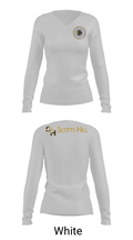 Scotts Hill High School Band 94366056 Women's Long Sleeve V-neck Shirt - 16