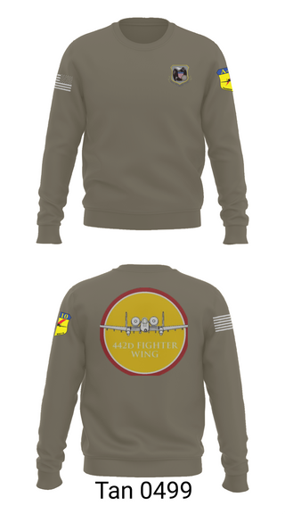 Crew Neck Sweatshirt, 442D FW, , Teamtime, Team time, sublimation, custom sports apparel, team uniforms, spirit wear, spiritwear, sports uniforms, custom shirts, team store, custom team store, fundraiser sports, apparel fundraiser