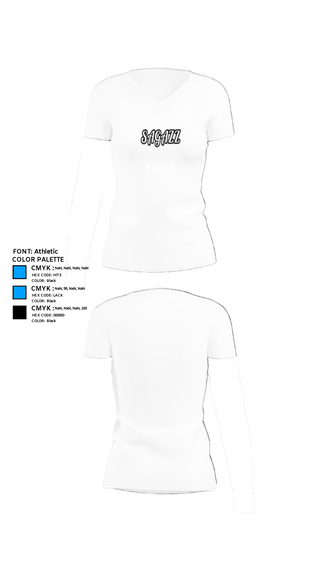 Women's Short Sleeve Vneck Shirt, SAGAZZ, Baseball, Teamtime, Team time, sublimation, custom sports apparel, team uniforms, spirit wear, spiritwear, sports uniforms, custom shirts, team store, custom team store, fundraiser sports, apparel fundraiser