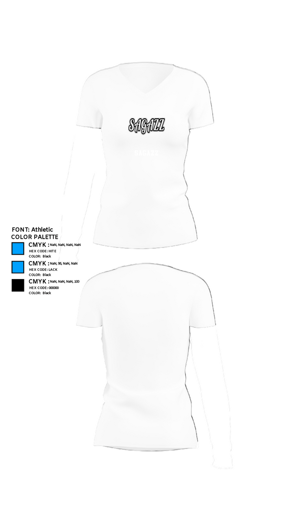 Women's Short Sleeve Vneck Shirt, SAGAZZ, Baseball, Teamtime, Team time, sublimation, custom sports apparel, team uniforms, spirit wear, spiritwear, sports uniforms, custom shirts, team store, custom team store, fundraiser sports, apparel fundraiser