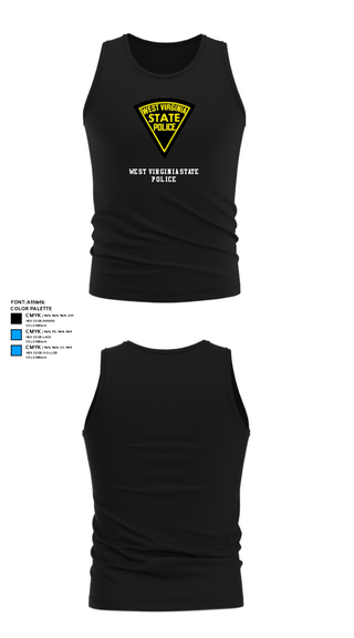 Tank Top, West Virginia State Police, Police, Teamtime, Team time, sublimation, custom sports apparel, team uniforms, spirit wear, spiritwear, sports uniforms, custom shirts, team store, custom team store, fundraiser sports, apparel fundraiser
