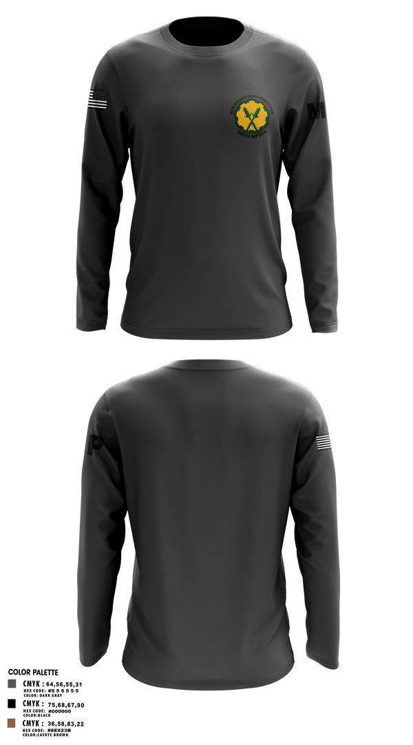 Long Sleeve Performance Polo, 160th mp bn, Army, Teamtime, Team time, sublimation, custom sports apparel, team uniforms, spirit wear, spiritwear, sports uniforms, custom shirts, team store, custom team store, fundraiser sports, apparel fundraiser