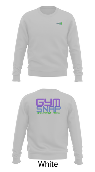 Crew Neck Sweatshirt, Gym SNAP Track, Track & Field, Teamtime, Team time, sublimation, custom sports apparel, team uniforms, spirit wear, spiritwear, sports uniforms, custom shirts, team store, custom team store, fundraiser sports, apparel fundraiser