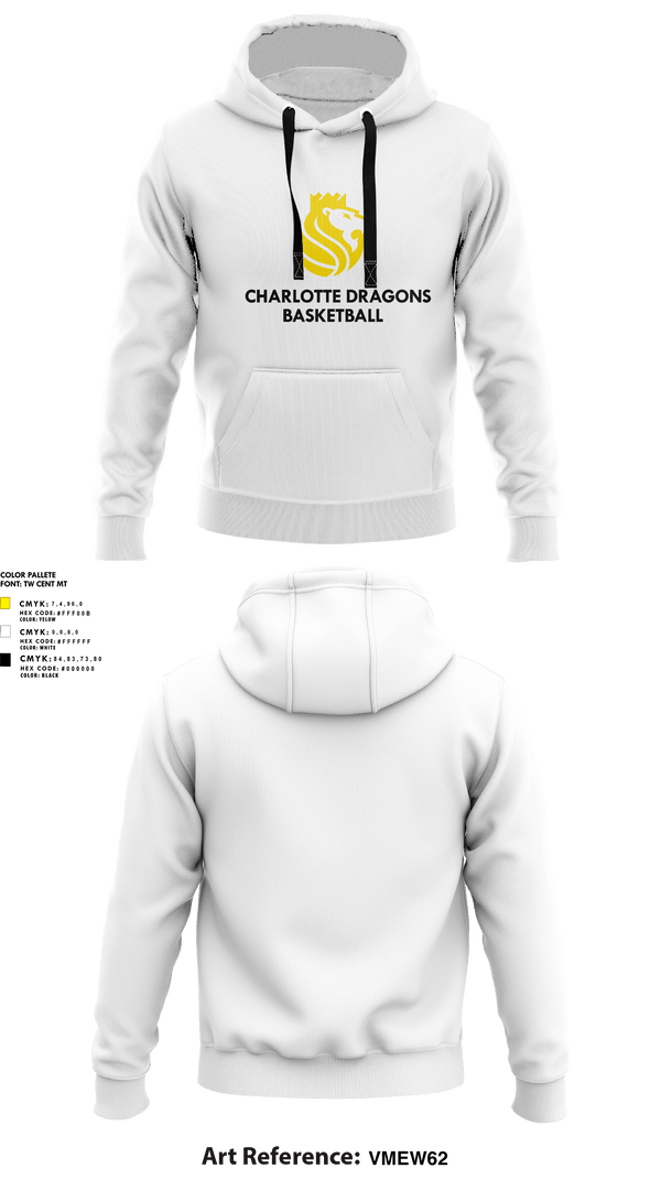 Hoodie, Charlotte Dragons Basketball LLC, Men's Basketball, Teamtime, Team time, sublimation, custom sports apparel, team uniforms, spirit wear, spiritwear, sports uniforms, custom shirts, team store, custom team store, fundraiser sports, apparel fundraiser