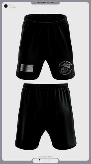 Athletic Shorts With Pockets, IMC, Marines, Teamtime, Team time, sublimation, custom sports apparel, team uniforms, spirit wear, spiritwear, sports uniforms, custom shirts, team store, custom team store, fundraiser sports, apparel fundraiser