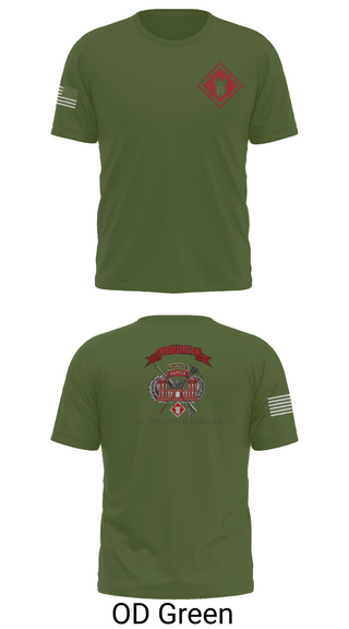 Old School Cotton Feel Shirt, 264 EN CO, Army, Teamtime, Team time, sublimation, custom sports apparel, team uniforms, spirit wear, spiritwear, sports uniforms, custom shirts, team store, custom team store, fundraiser sports, apparel fundraiser