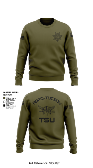 Crew Neck Sweatshirt, TSU, Police, Teamtime, Team time, sublimation, custom sports apparel, team uniforms, spirit wear, spiritwear, sports uniforms, custom shirts, team store, custom team store, fundraiser sports, apparel fundraiser