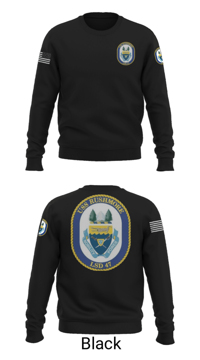 USS RUSHMORE 78932182 Crew Neck Sweatshirt - 24