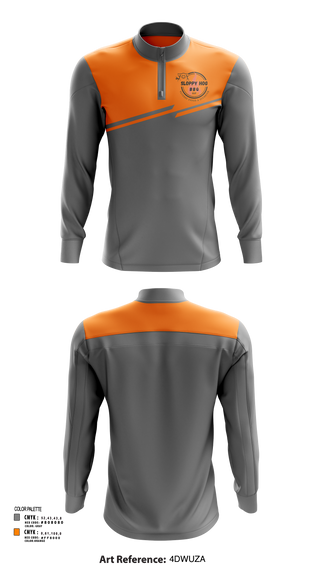 Quarter Zip Jacket, Sloppy Hog BBQ, , Teamtime, Team time, sublimation, custom sports apparel, team uniforms, spirit wear, spiritwear, sports uniforms, custom shirts, team store, custom team store, fundraiser sports, apparel fundraiser