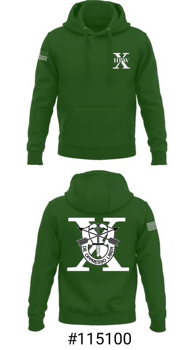 10th Special Forces HPW 55640979 Hoodie - 17