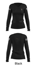 Oklahoma State University Ranger Challenge 45471102 Women's Long Sleeve V-neck Shirt - 37