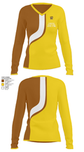 Temecula Valley High School Tennis 86470981 Women's Long Sleeve V-neck Shirt - 46