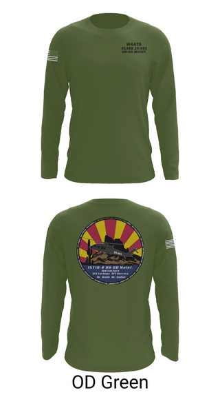 Long Sleeve Performance Shirt, WAATS 15T10 CLASS 25-001, , Teamtime, Team time, sublimation, custom sports apparel, team uniforms, spirit wear, spiritwear, sports uniforms, custom shirts, team store, custom team store, fundraiser sports, apparel fundraiser