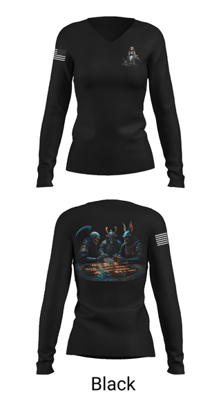 Womens Long Sleeve Vneck Shirt, Emory S. Land, , Teamtime, Team time, sublimation, custom sports apparel, team uniforms, spirit wear, spiritwear, sports uniforms, custom shirts, team store, custom team store, fundraiser sports, apparel fundraiser