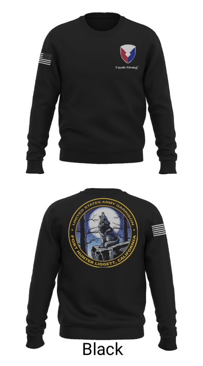 USAG Fort Hunter Liggett 63264859 Crew Neck Sweatshirt - 18