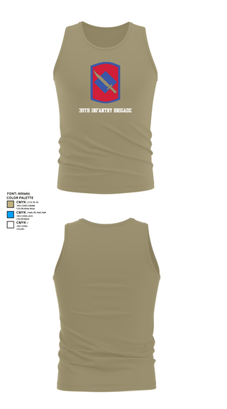 Tank Top, 39th Infantry Brigade, , Teamtime, Team time, sublimation, custom sports apparel, team uniforms, spirit wear, spiritwear, sports uniforms, custom shirts, team store, custom team store, fundraiser sports, apparel fundraiser