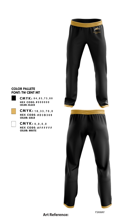 East Davidson High School Golf 60328937 Sweatpants - 1