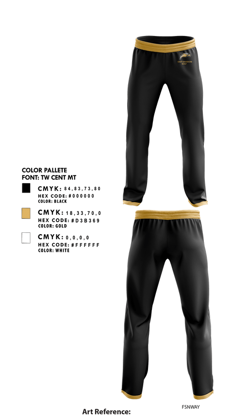 Sweatpants, East Davidson High School Golf, Golf, Teamtime, Team time, sublimation, custom sports apparel, team uniforms, spirit wear, spiritwear, sports uniforms, custom shirts, team store, custom team store, fundraiser sports, apparel fundraiser