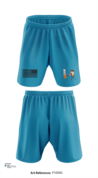 Athletic Shorts With Pockets, La droga niños, Navy, Teamtime, Team time, sublimation, custom sports apparel, team uniforms, spirit wear, spiritwear, sports uniforms, custom shirts, team store, custom team store, fundraiser sports, apparel fundraiser