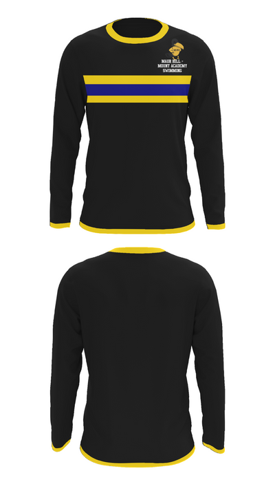 Maur Hill - Mount Academy Swimming 44931227 Long Sleeve Performance Shirt 23