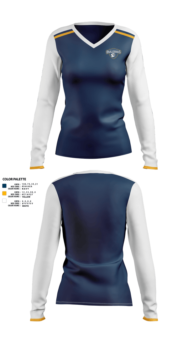 Womens Long Sleeve Vneck Shirt 1, Grandview Senior High School Basketball, Women's Basketball, Teamtime, Team time, sublimation, custom sports apparel, team uniforms, spirit wear, spiritwear, sports uniforms, custom shirts, team store, custom team store, fundraiser sports, apparel fundraiser