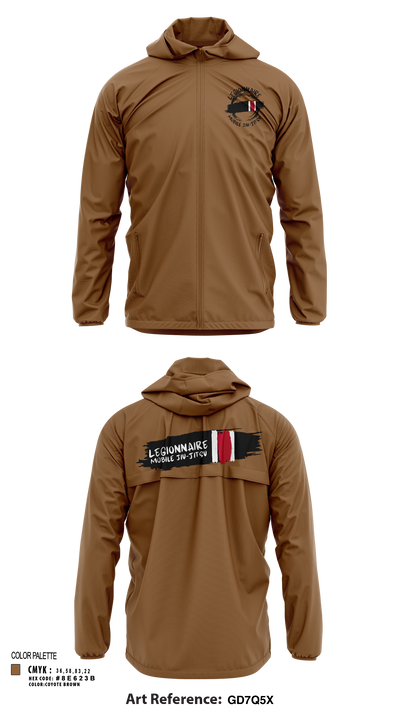 Legionnaire Mobile Jiu-Jitsu 98143549 Windbreaker - 101
