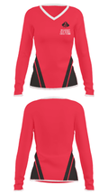 Wellesley High School Girls Tennis 70058026 Women's Long Sleeve V-neck Shirt - 30