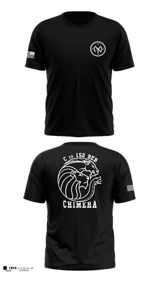 Old School Cotton Feel Shirt, C co 152 BEB, National Guard, Teamtime, Team time, sublimation, custom sports apparel, team uniforms, spirit wear, spiritwear, sports uniforms, custom shirts, team store, custom team store, fundraiser sports, apparel fundraiser
