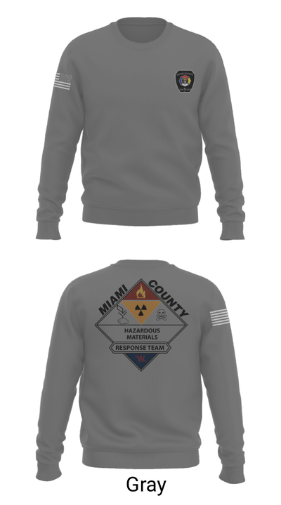 Miami County Hazmat 19346759 Crew Neck Sweatshirt - 14