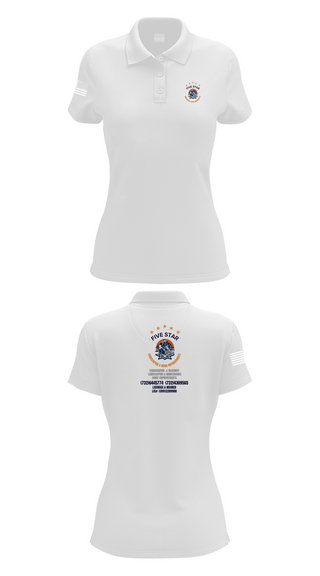 Womens Short Sleeve Performance Polo, 5 Star, , Teamtime, Team time, sublimation, custom sports apparel, team uniforms, spirit wear, spiritwear, sports uniforms, custom shirts, team store, custom team store, fundraiser sports, apparel fundraiser