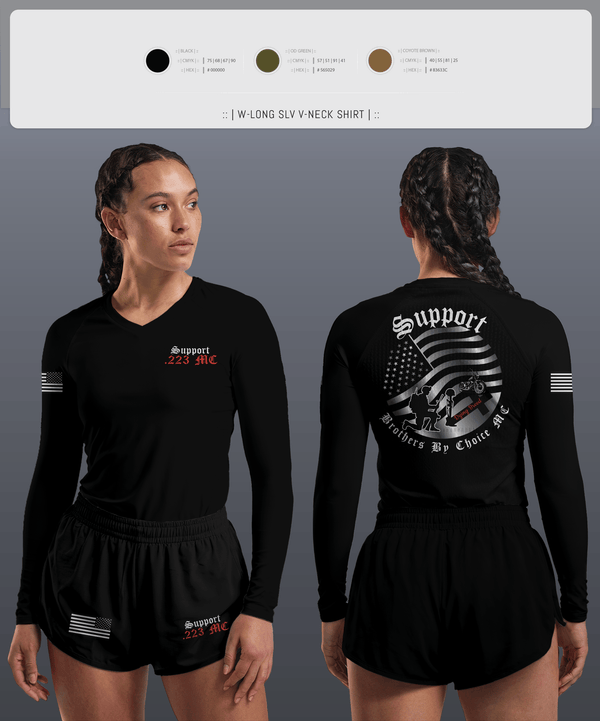 Womens Long Sleeve Vneck Shirt, , , Teamtime, Team time, sublimation, custom sports apparel, team uniforms, spirit wear, spiritwear, sports uniforms, custom shirts, team store, custom team store, fundraiser sports, apparel fundraiser