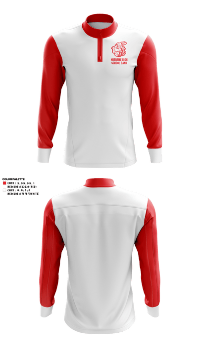 Hueneme High School Band 18451089 Quarter Zip Jacket - 46