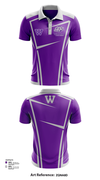 Walnut Middle School 47945312 Short Sleeve Performance Polo - 114
